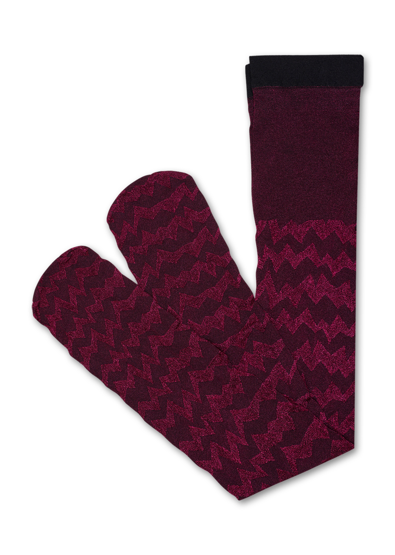 Red Mid High Sock: Sophia - Hysteria | Happy Socks