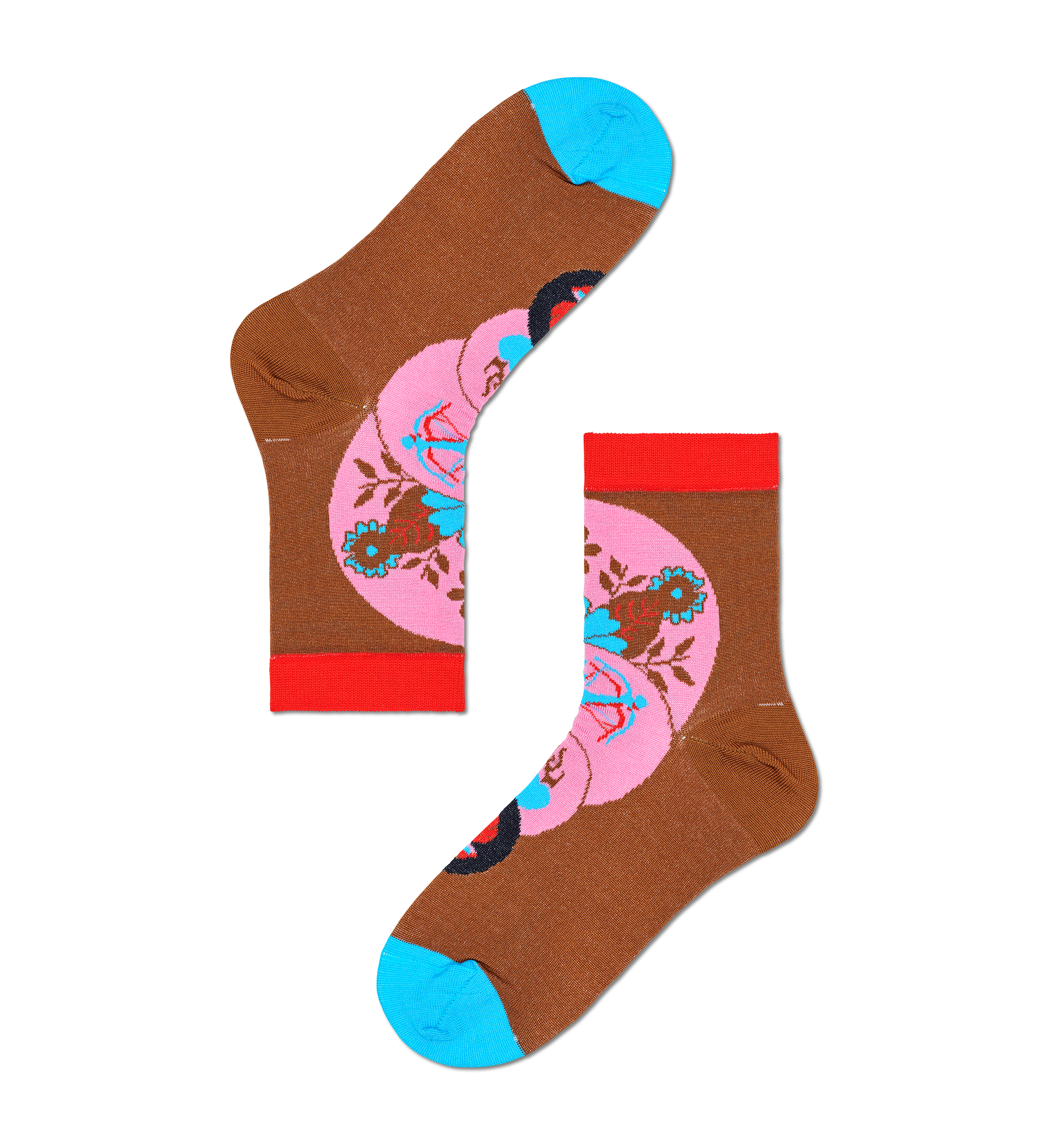 Brown Ankle Sock for Women: Stina | Happy Socks