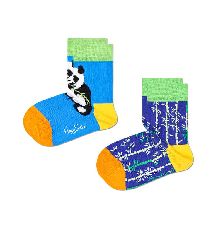 Panda Bambu 2-Pack Kids Socks