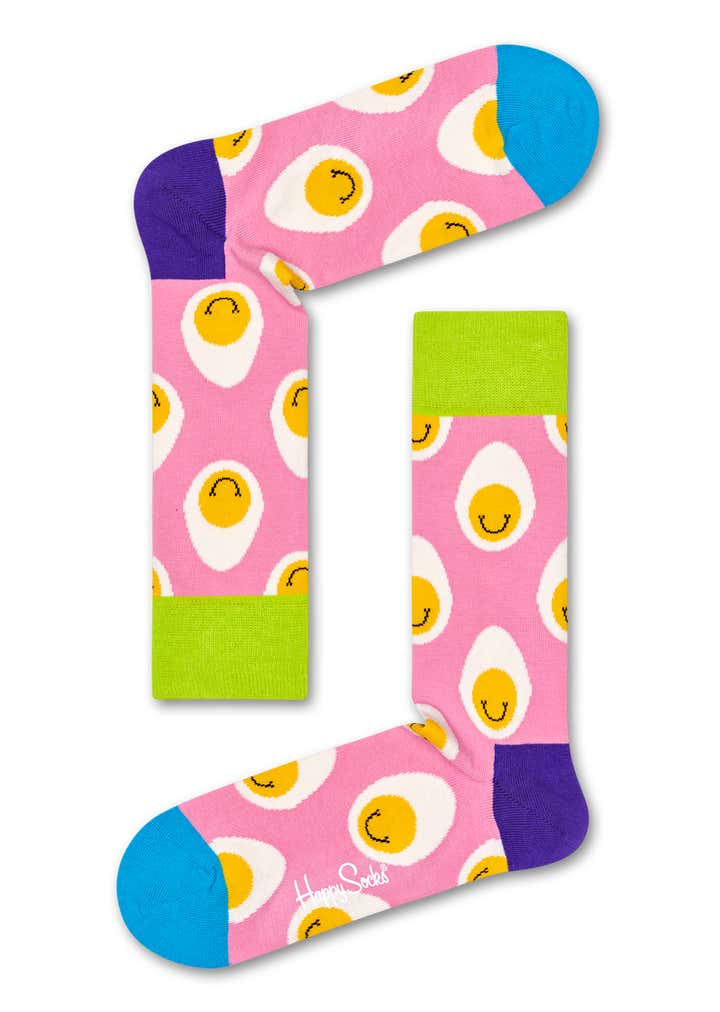 Smile Eggs Sock