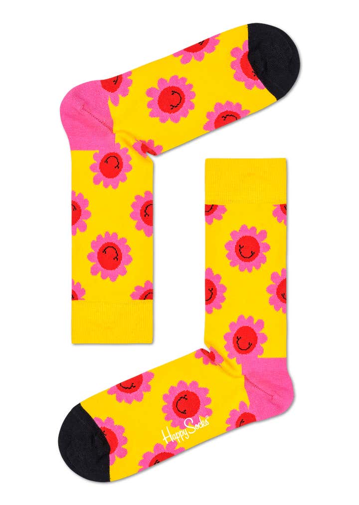 Smiling Flower Sock