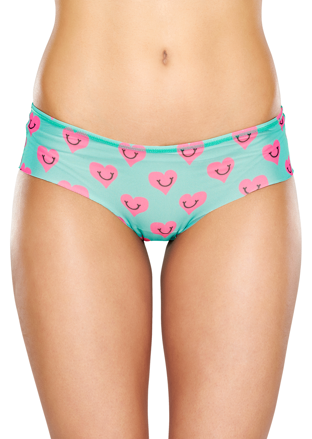 Turquoise hipster: Smile Heart - Women’s Underwear | Happy Socks