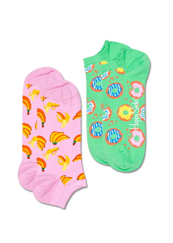 No-show Sock 2pc: Snack | Happy Socks