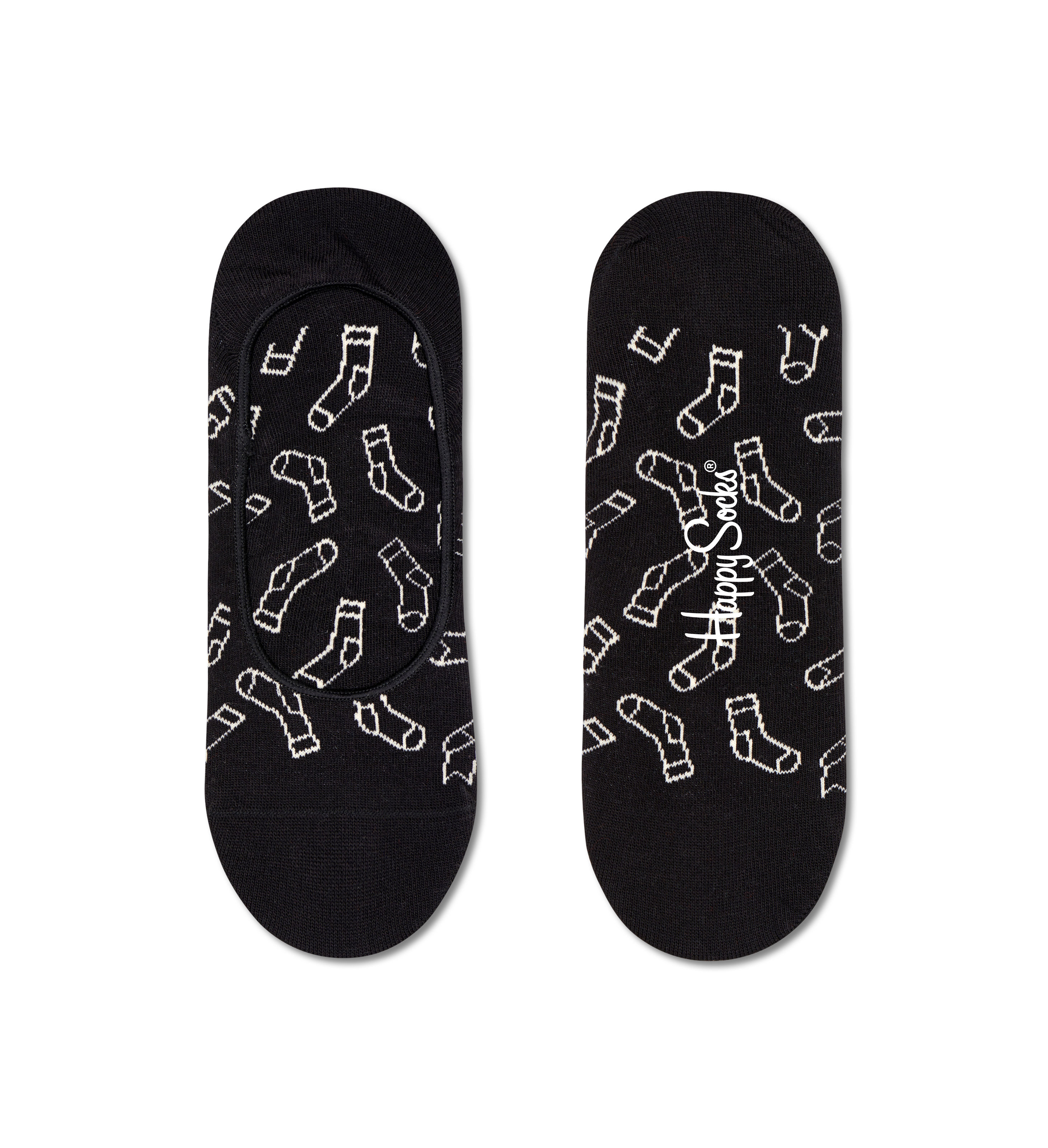 Black Socks Liner Sock