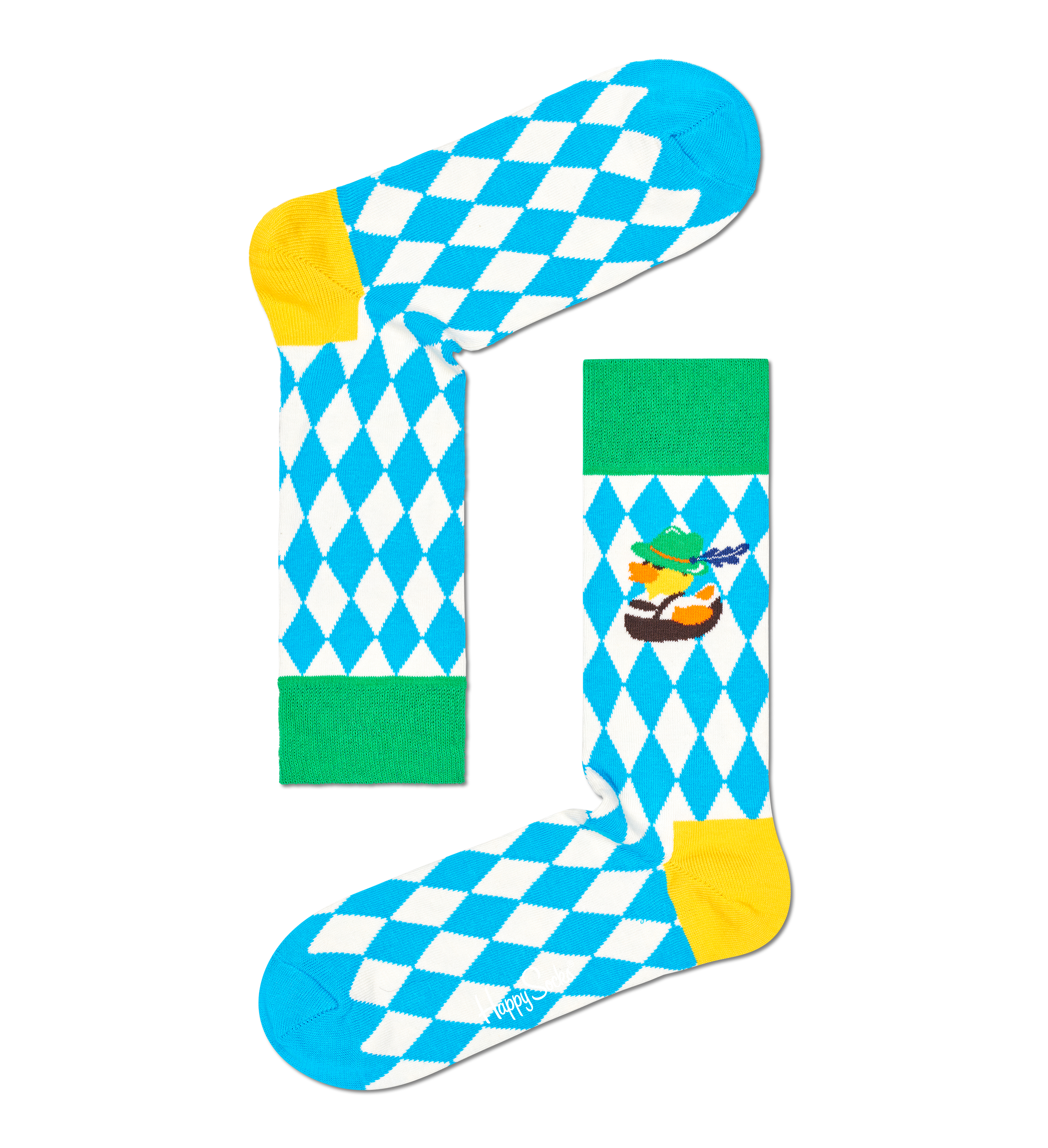 Oktoberfest Blue Socks: Bavaria Duck | Happy Socks