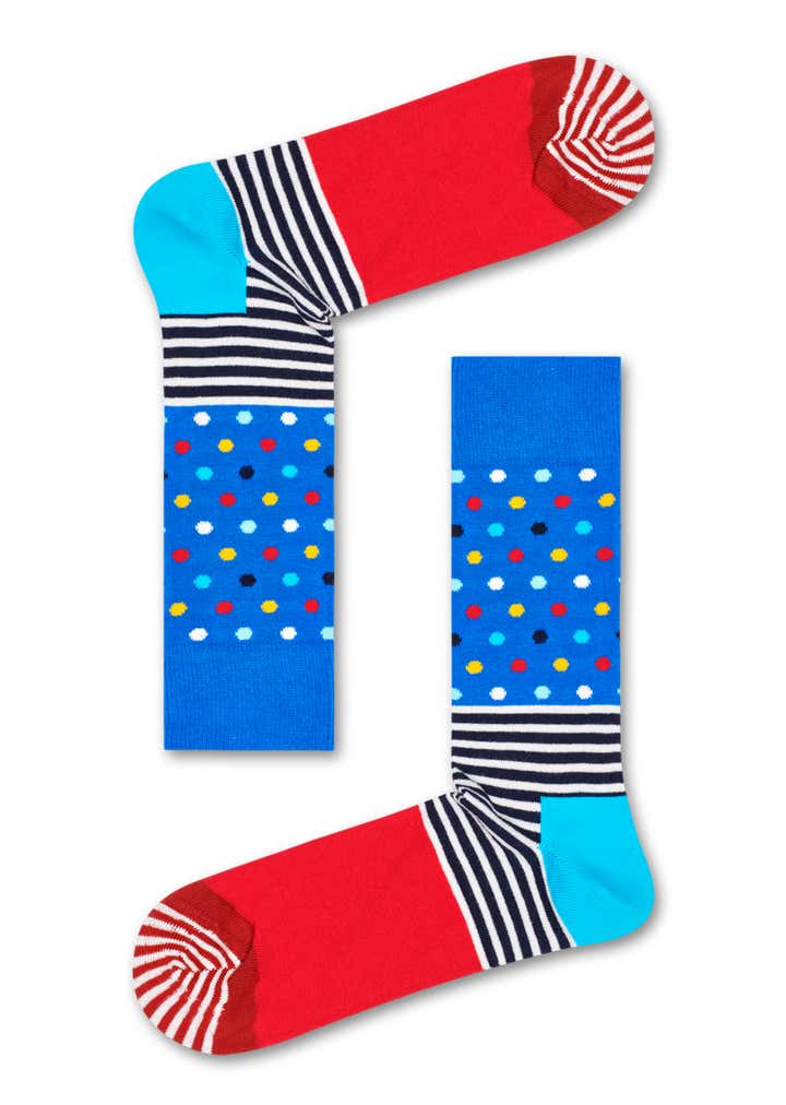 Stripe & Dot Sock