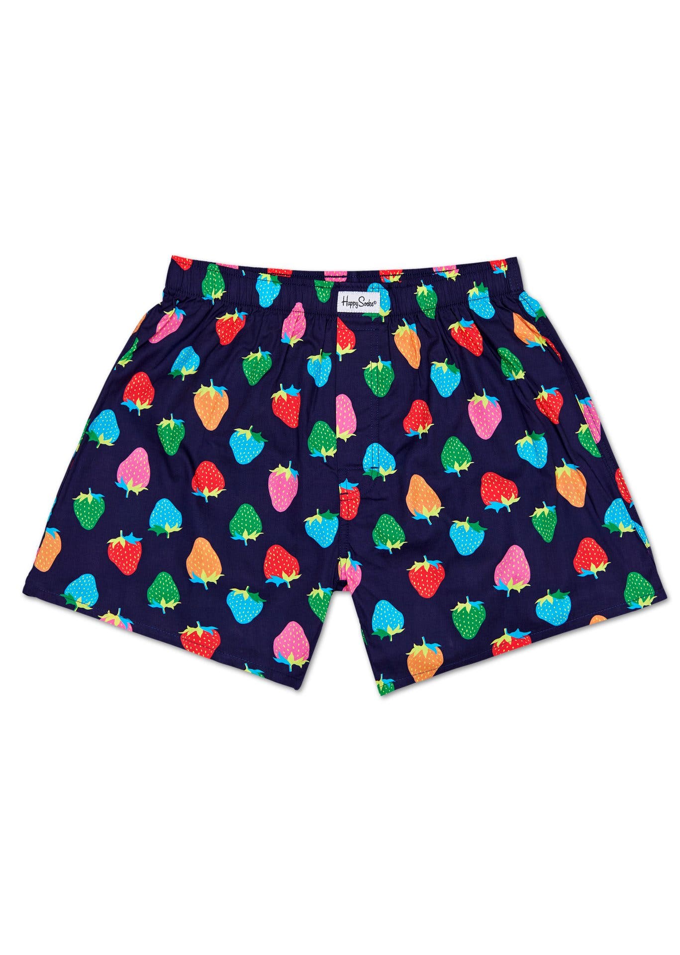 Strawberry Boxer, Blue - Men’s Underwear | Happy Socks