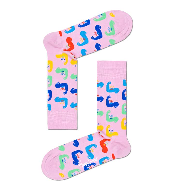 Happy Socks Jumbo DOT Calze Uomo - Cotone, Fantasia A Pois, 86% Cotone