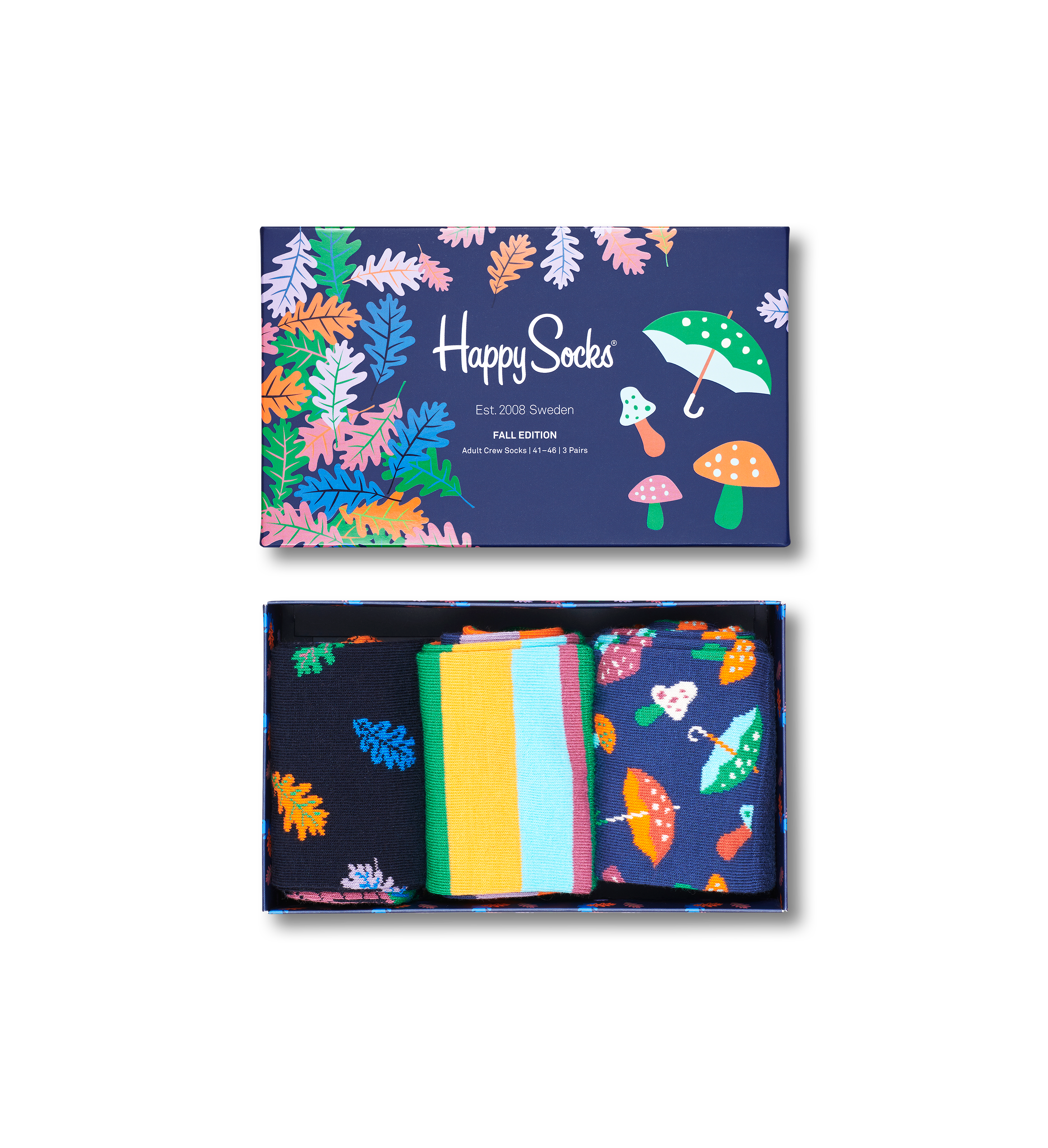 Fall Edition 3-Pack Gift Box | Happy Socks