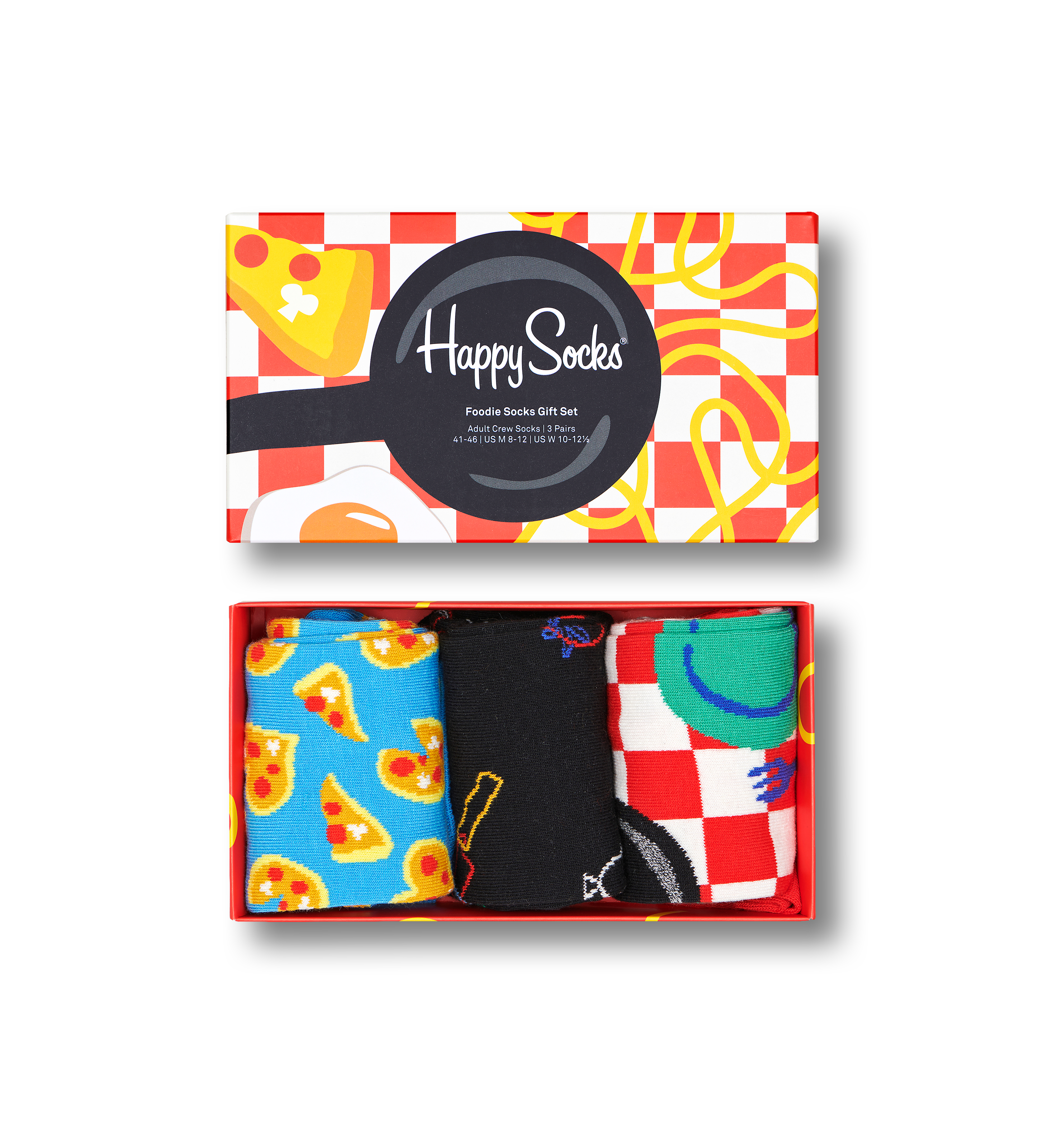 food gift set 3-pack | happy socks