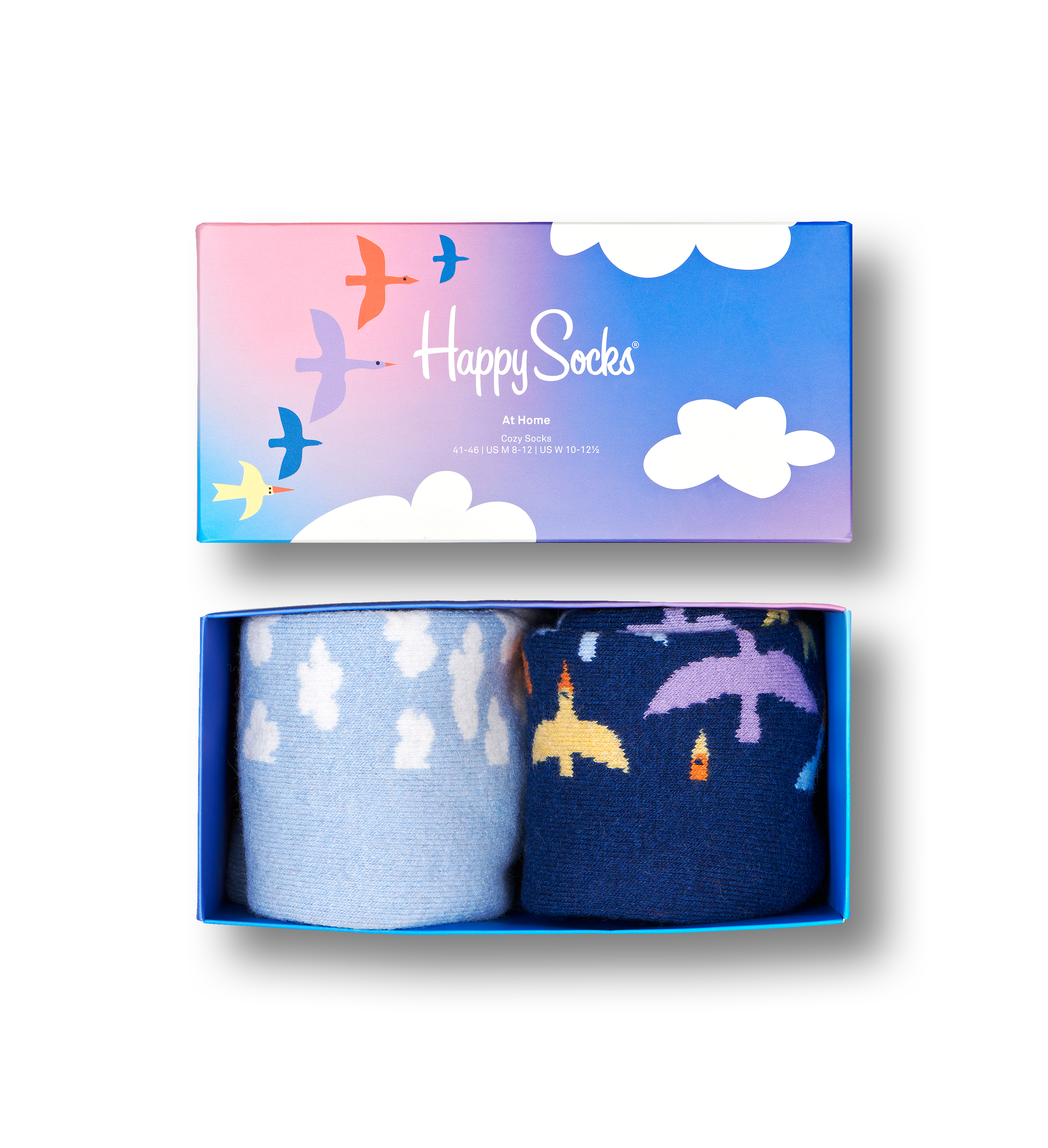 Cozy Socks At Home Edition 2er-Pack Geschenkbox | Happy Socks