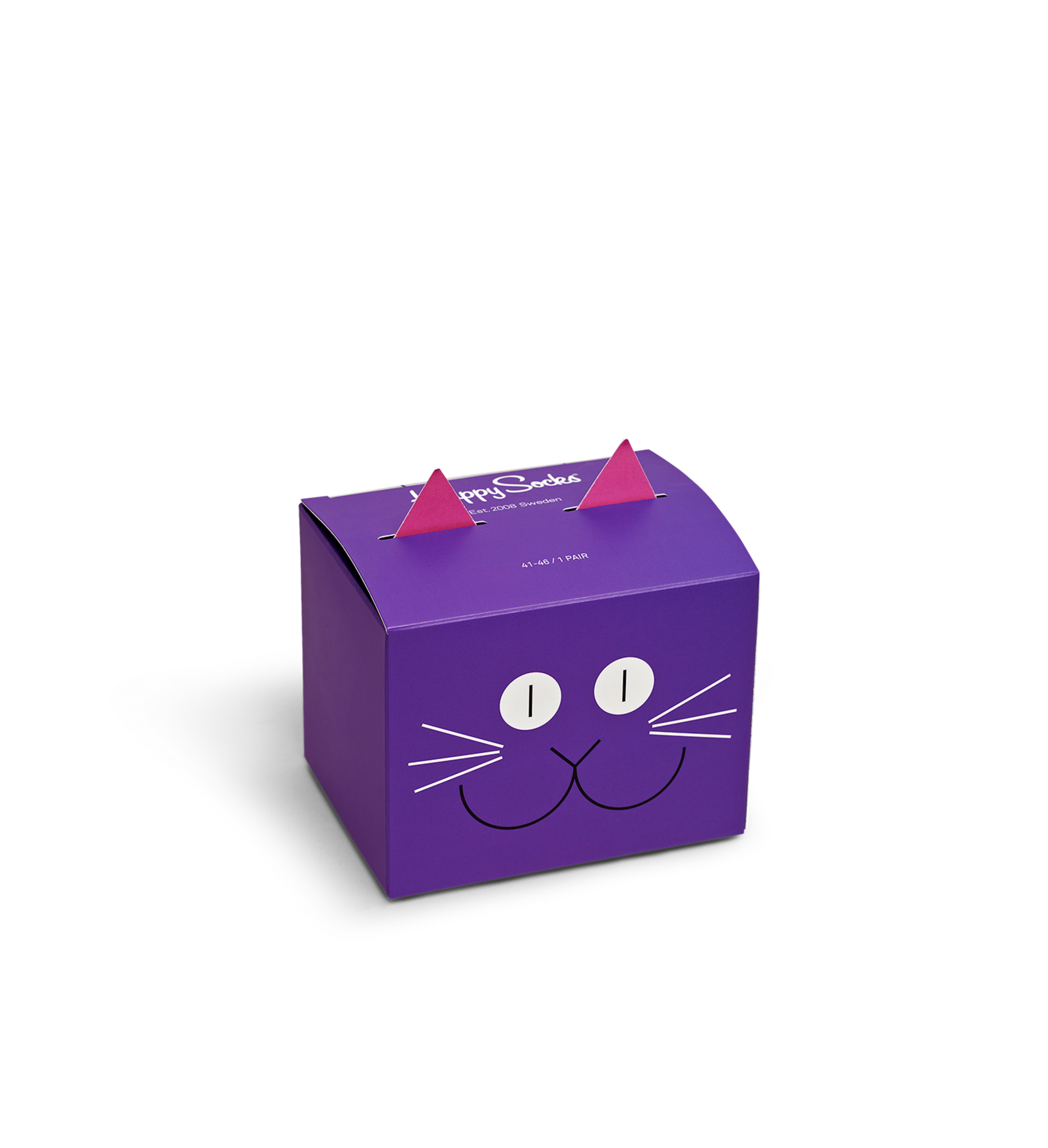 Colourful Cute Cat Socks Gift Box 1pc | Happy Socks UK