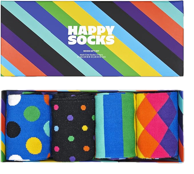 4-Pack Stripe Socks Gift Set