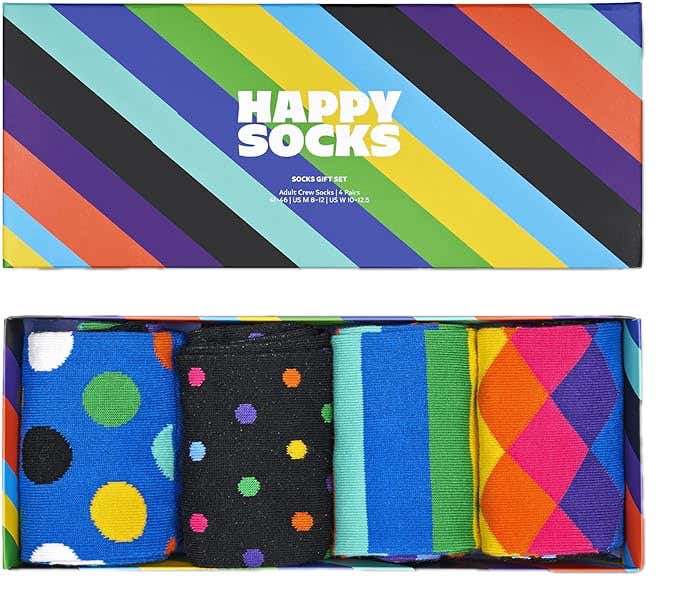 4-Pack Stripe Socks Gift Set