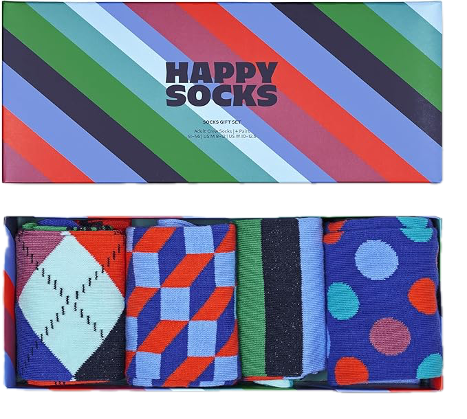 4-Pack Stripe Socks Gift Set