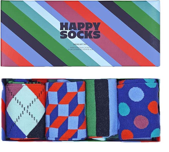 4-Pack Stripe Socks Gift Set