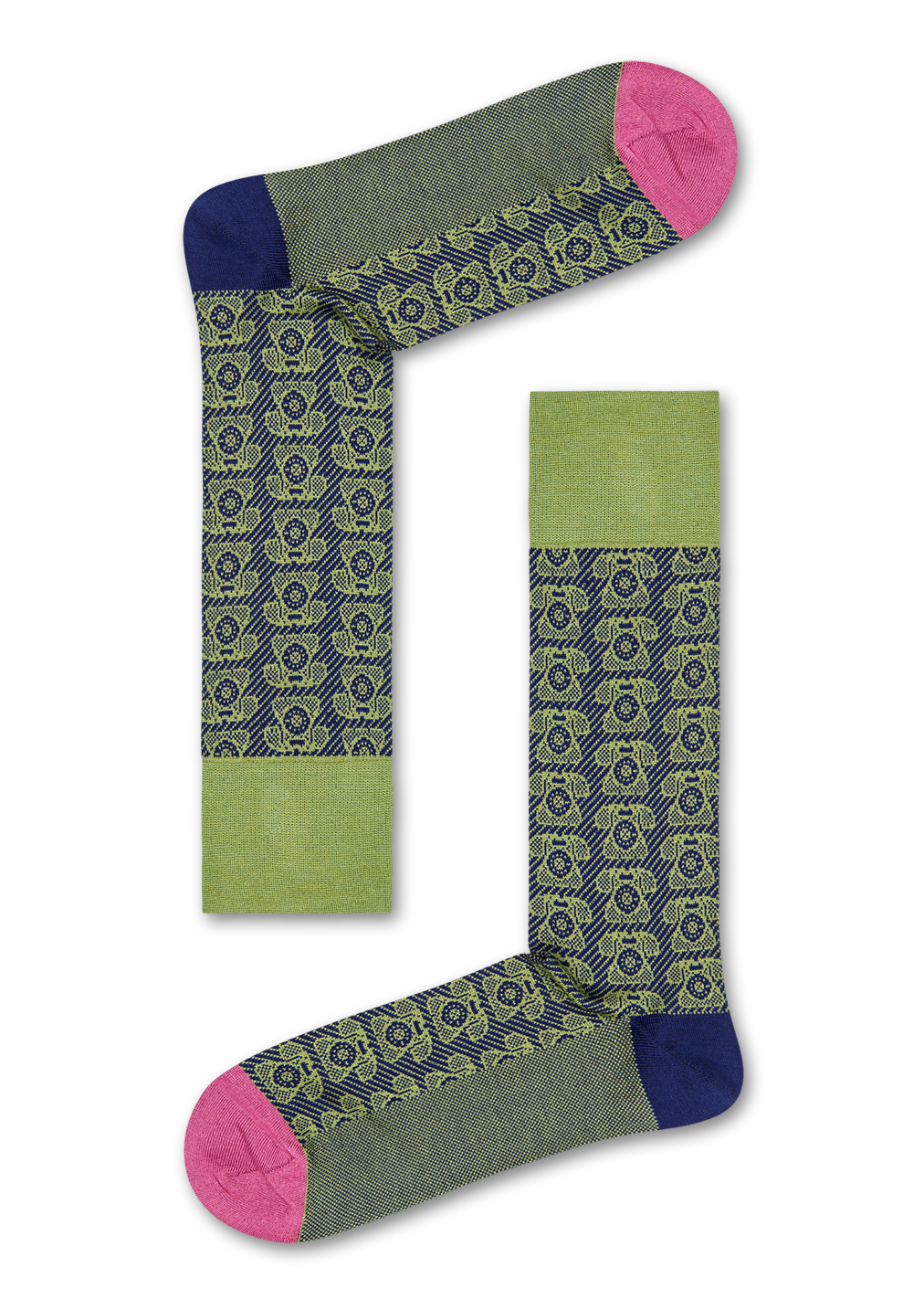 Green suit socks: Telephone - Dressed | Happy Socks