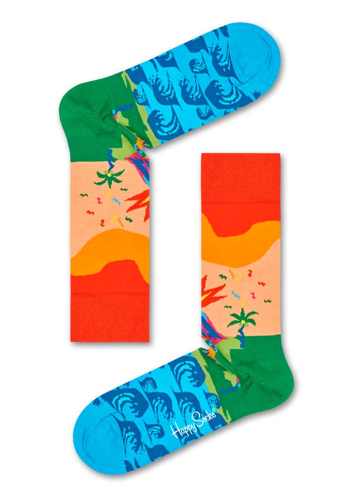Tropical Island Sock 1
