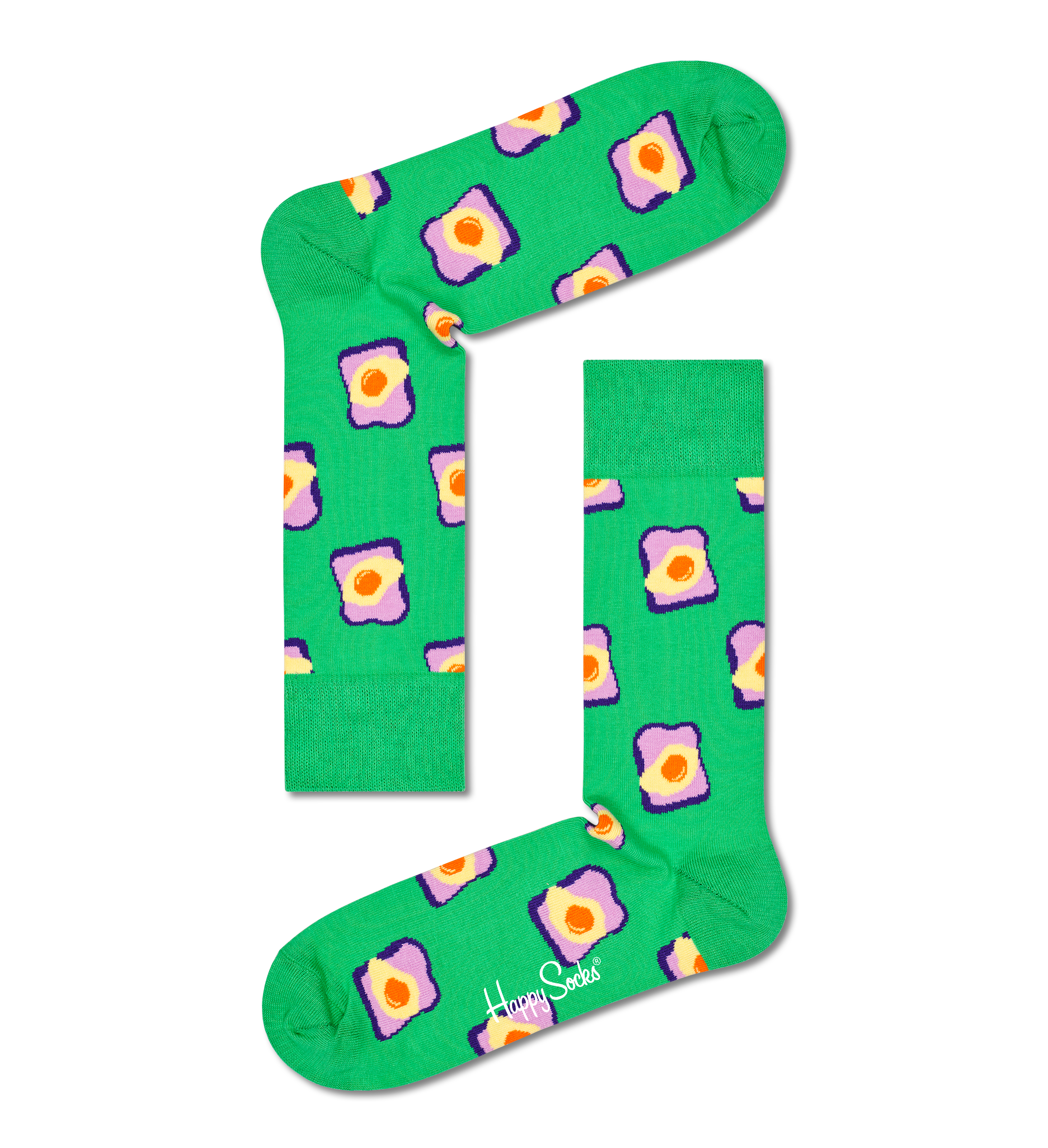 Green Toast Sock | Happy Socks