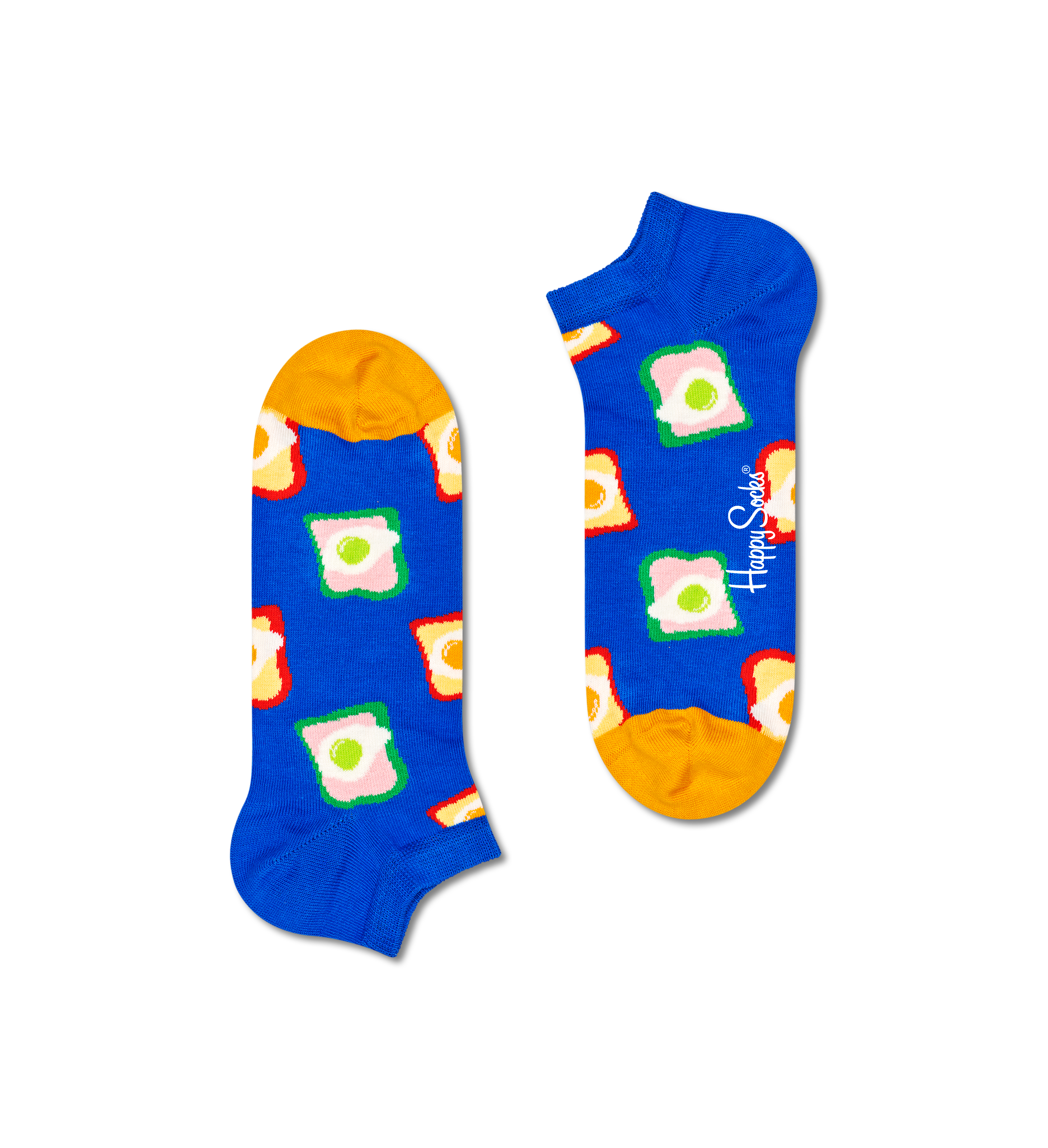 Blue Toast Low Sock | Happy Socks