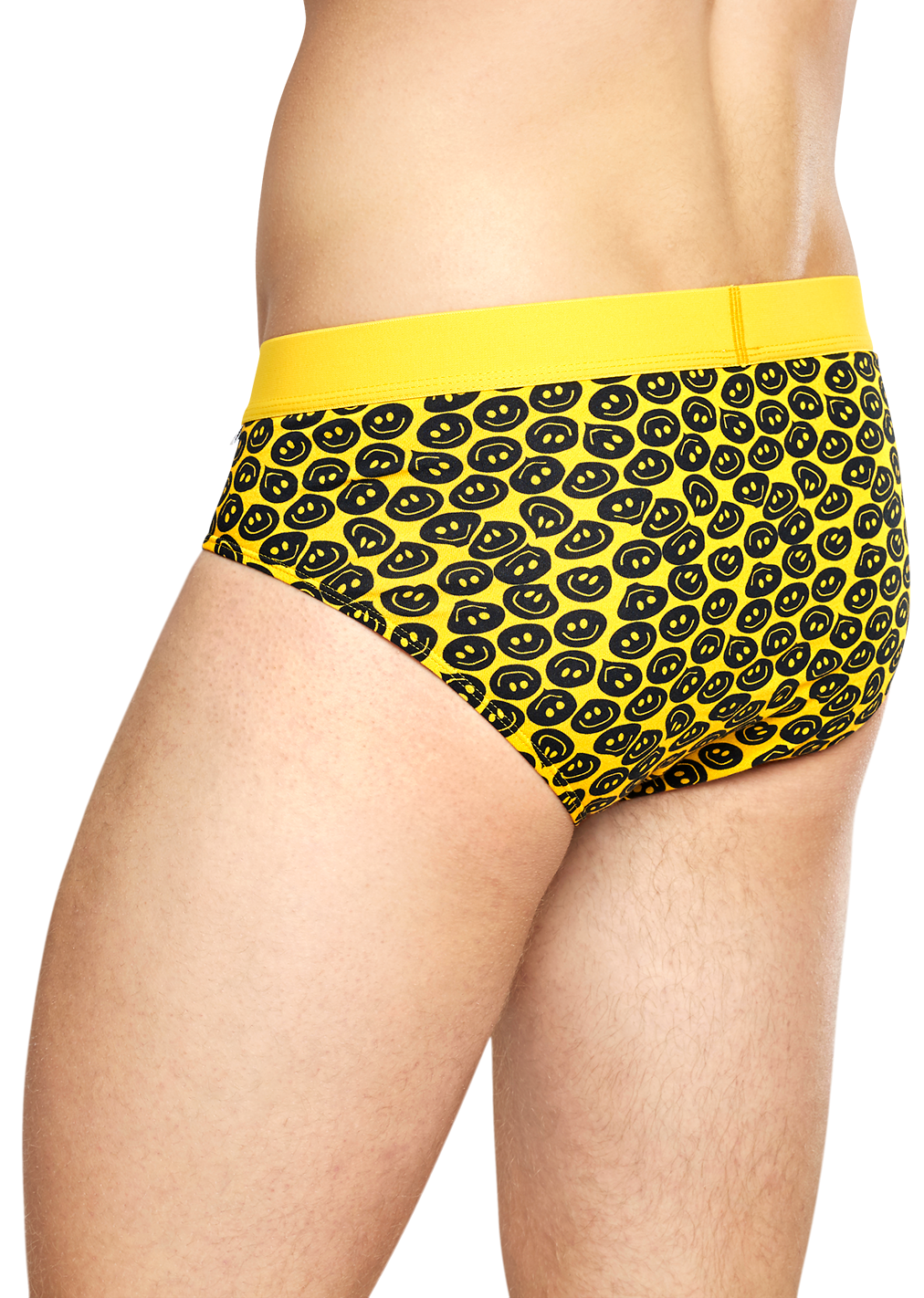 Yellow brief: Twisted Smile - Men's Underwear | Happy Socks