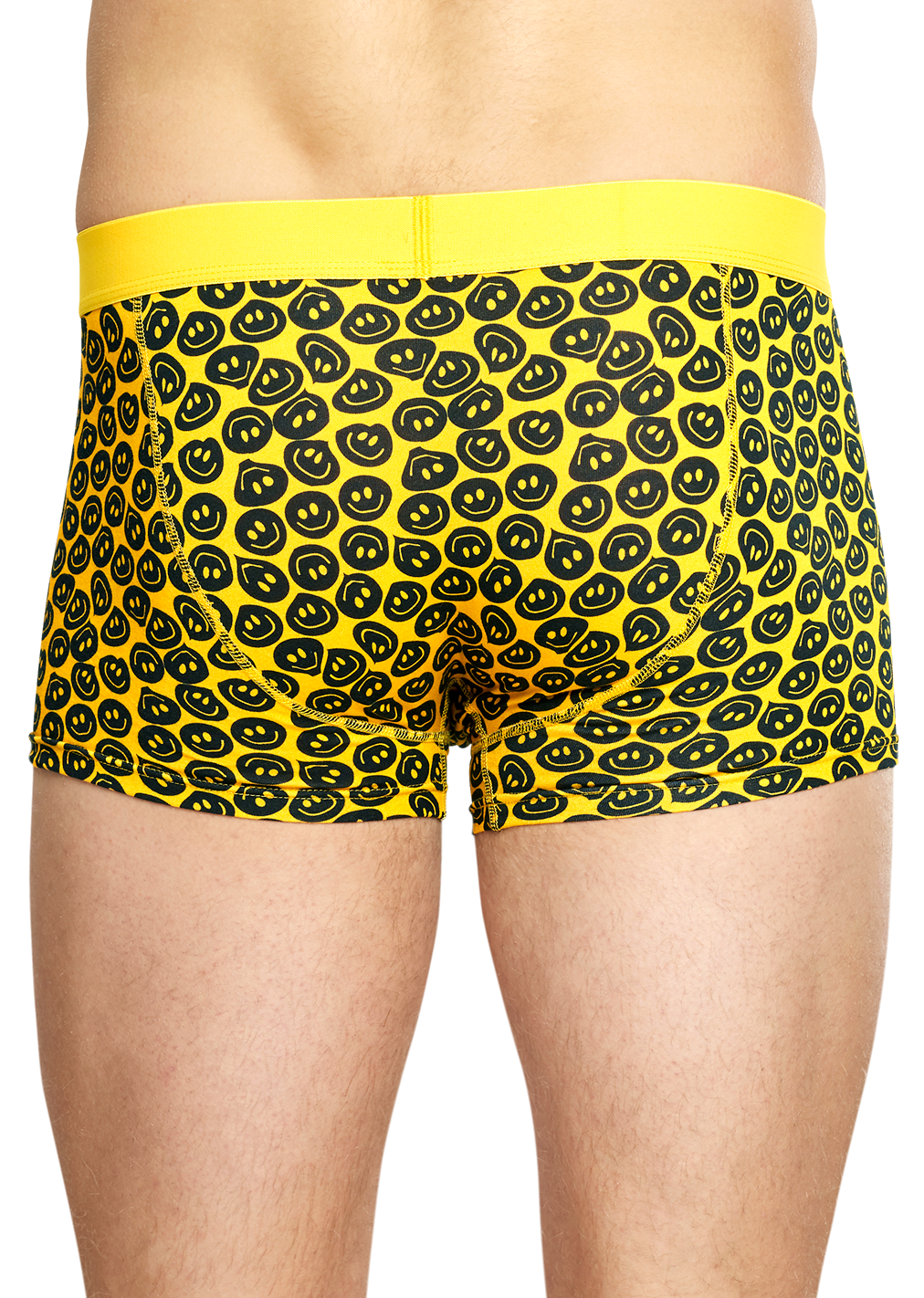 Yellow trunk: Twisted Smile - Men's Underwear | Happy Socks