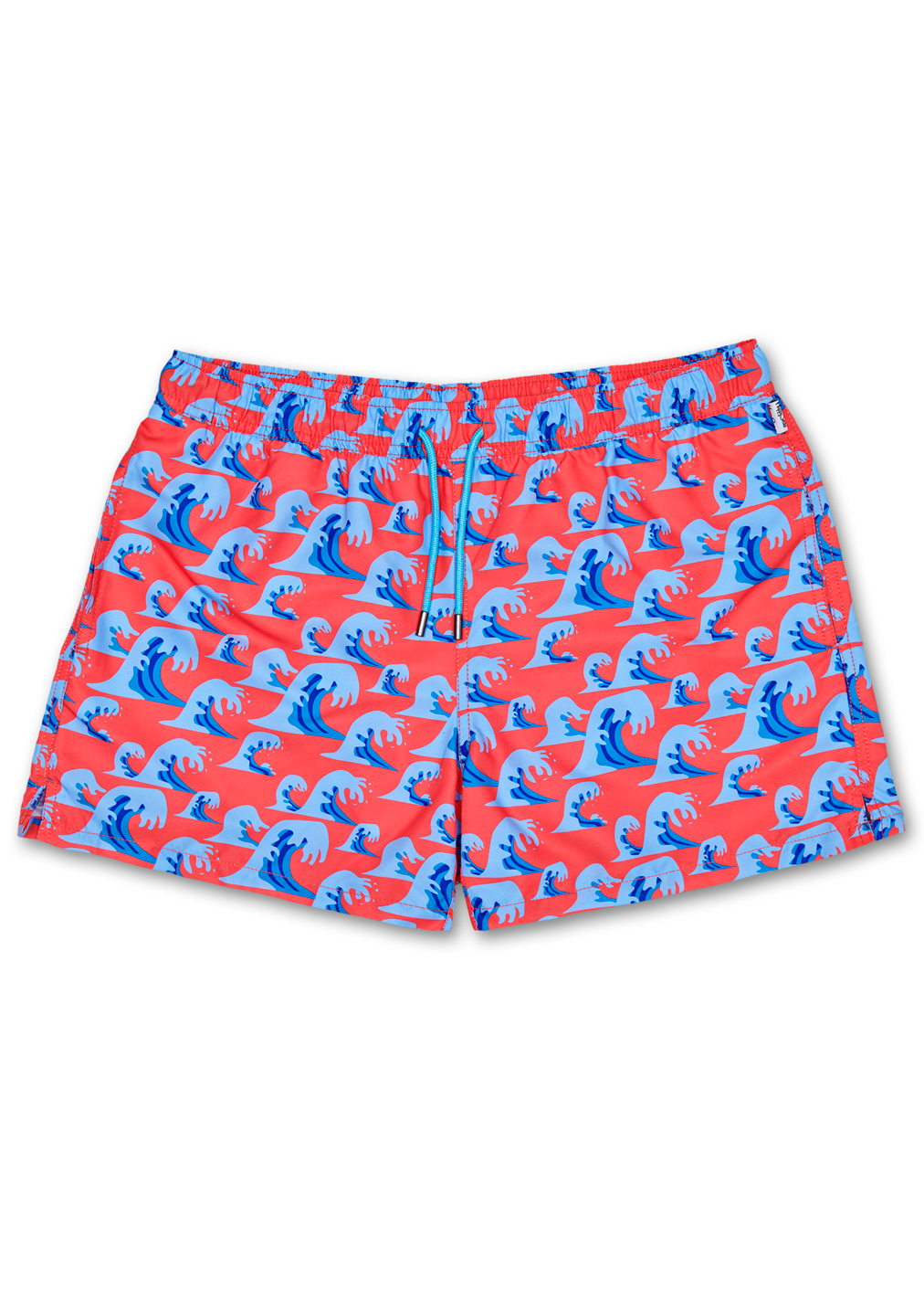 Wave Swim Shorts, Red | Happy Socks