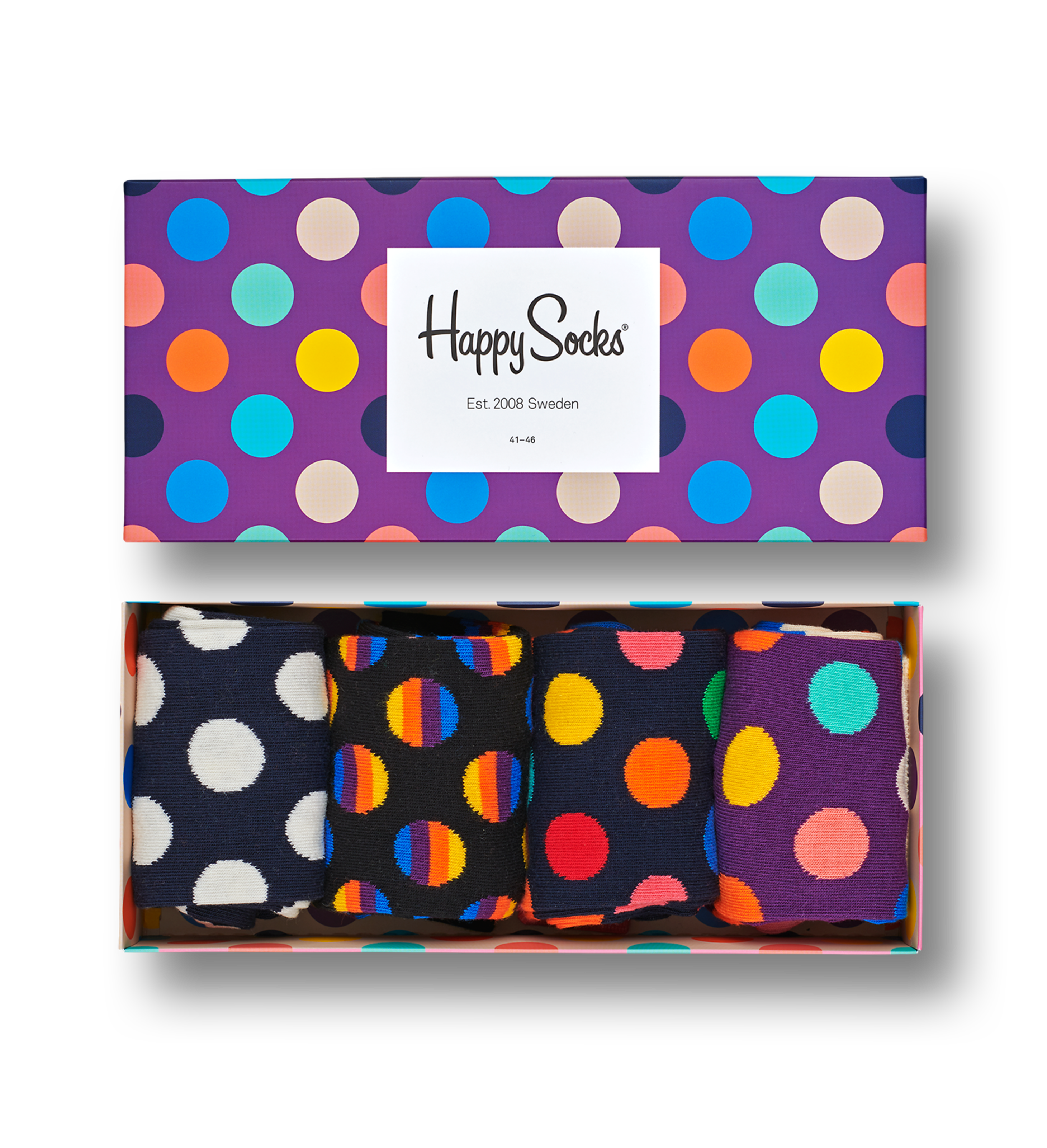 Purple Dot Socks Gift Box | Happy Socks