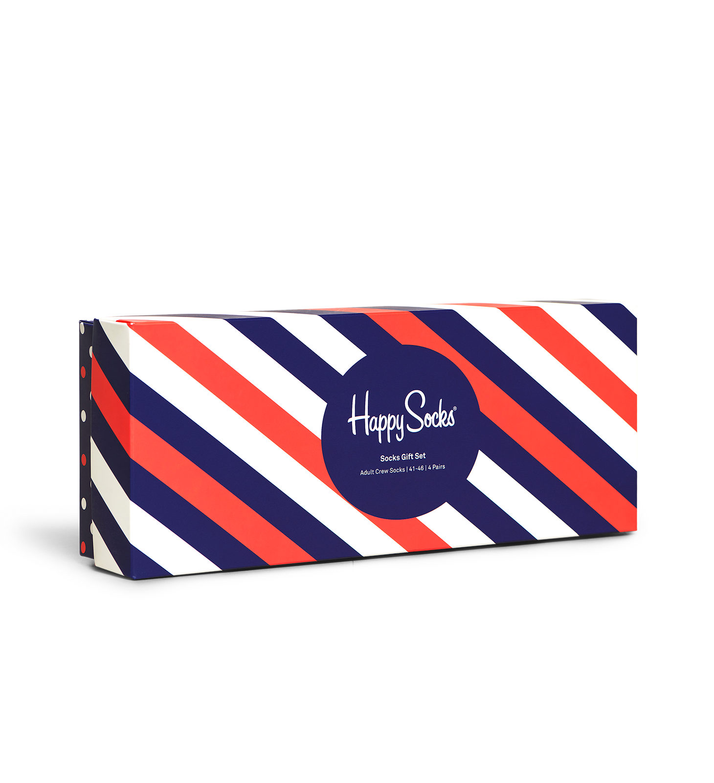 Navy Blue Gift Happy Socks Socks US Stripe | Box: Pattern
