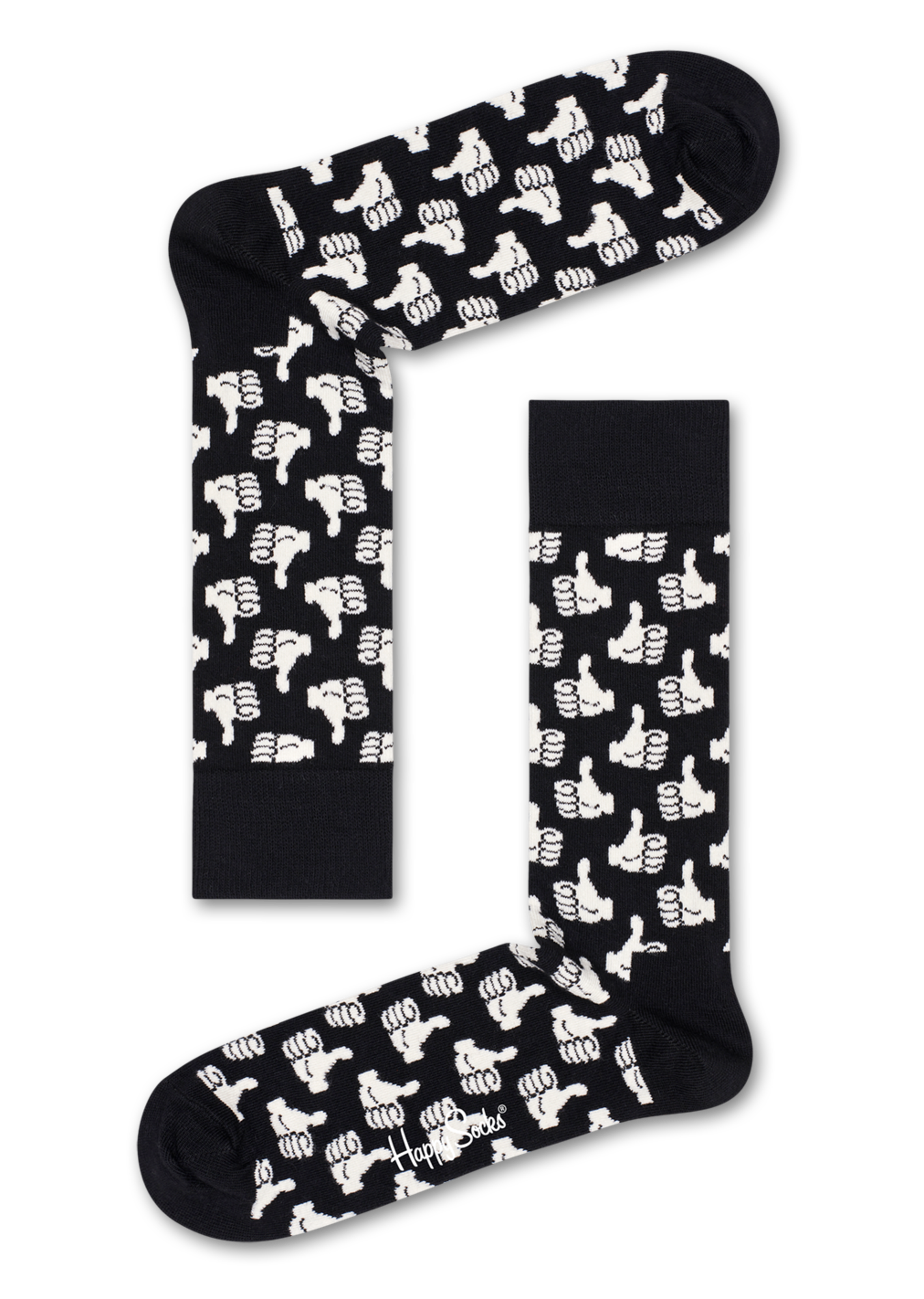 Socks And Socks Box Gift Happy | Black US White