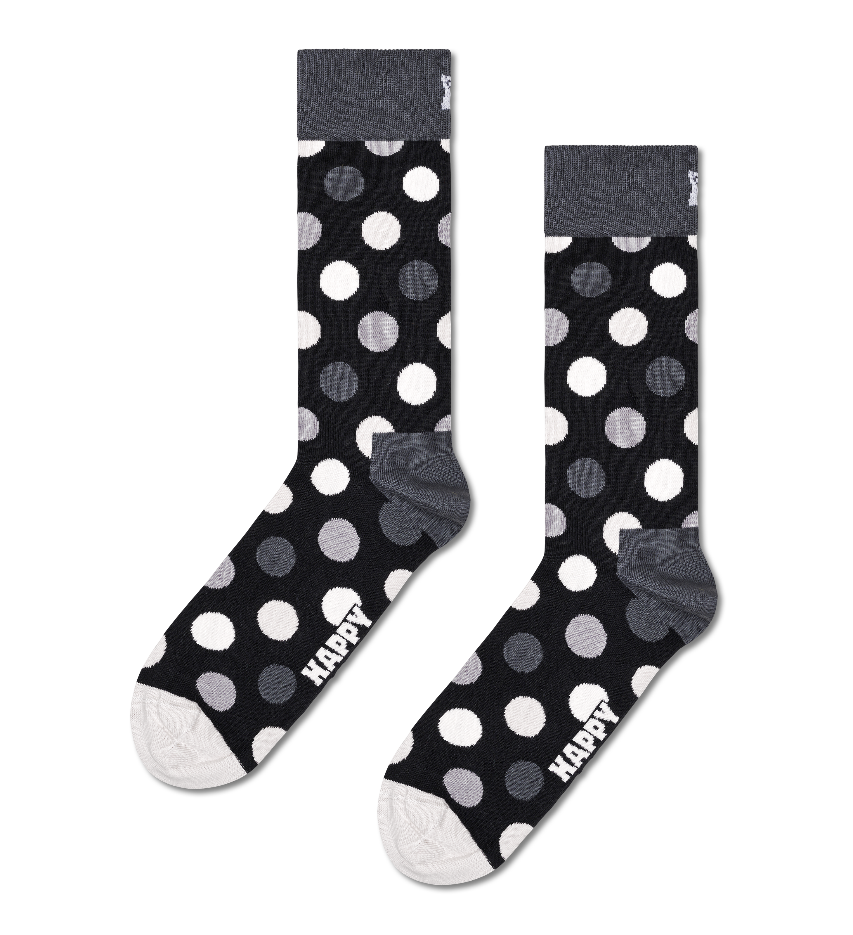 Black 4-Pack Classic Balck | Socks Socks White US & Set Crew Happy Gift