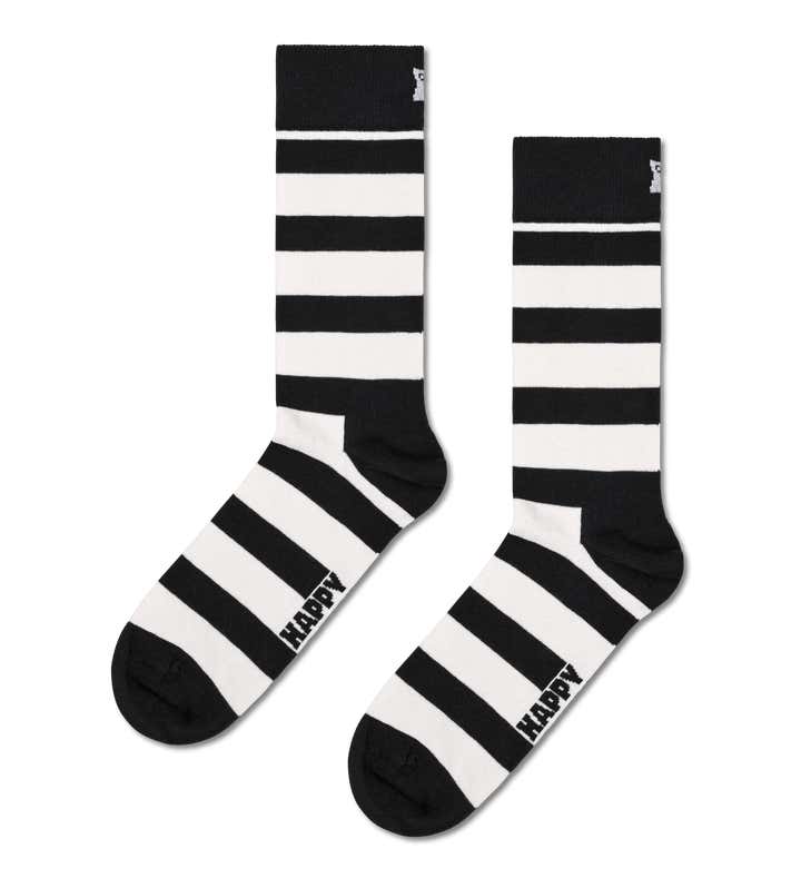 4-Pack Classic Black & White Crew Gift Set | Happy Socks US