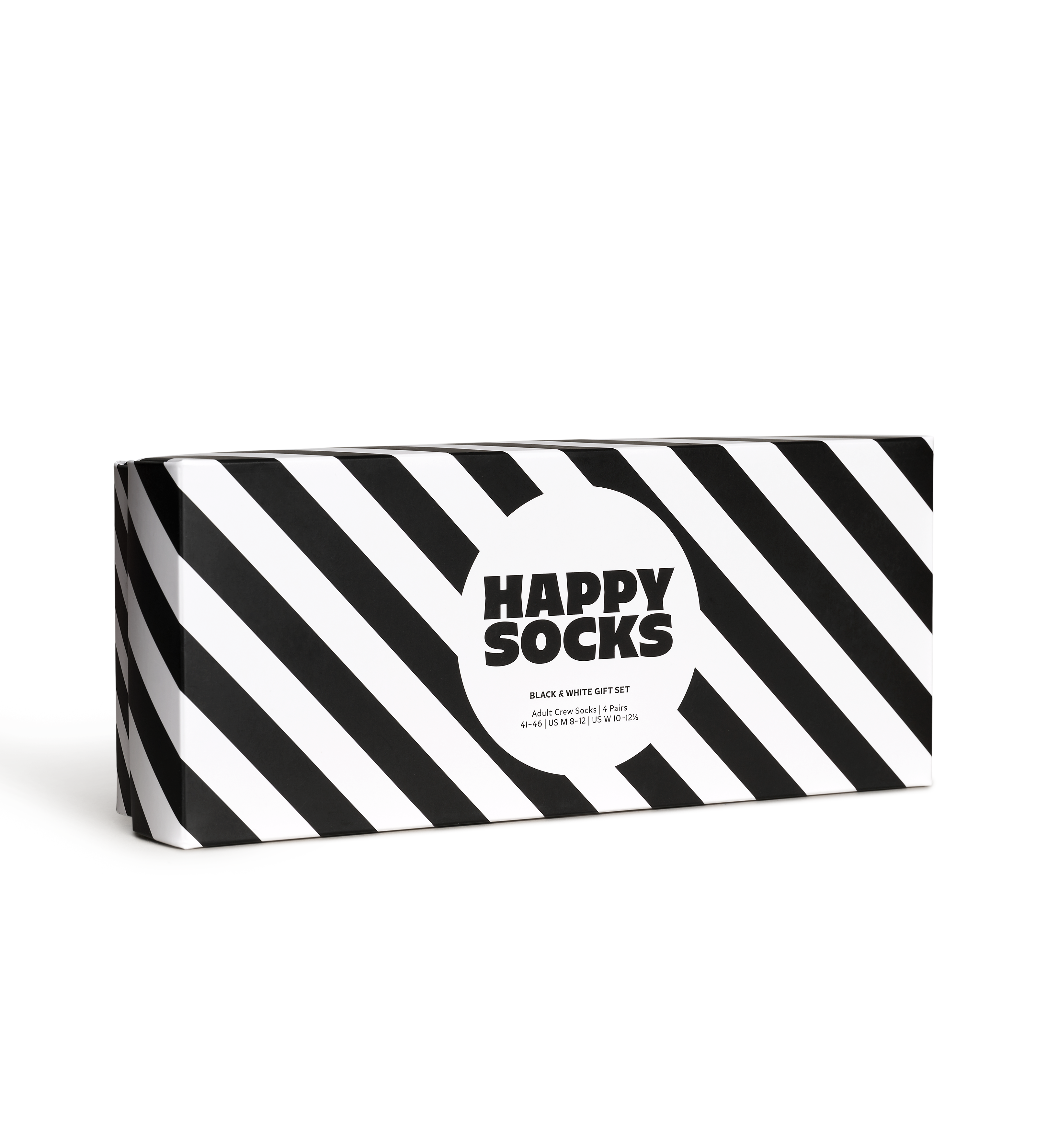 | Gift Happy Socks Socks 4-Pack & Set US Classic Balck Black Crew White