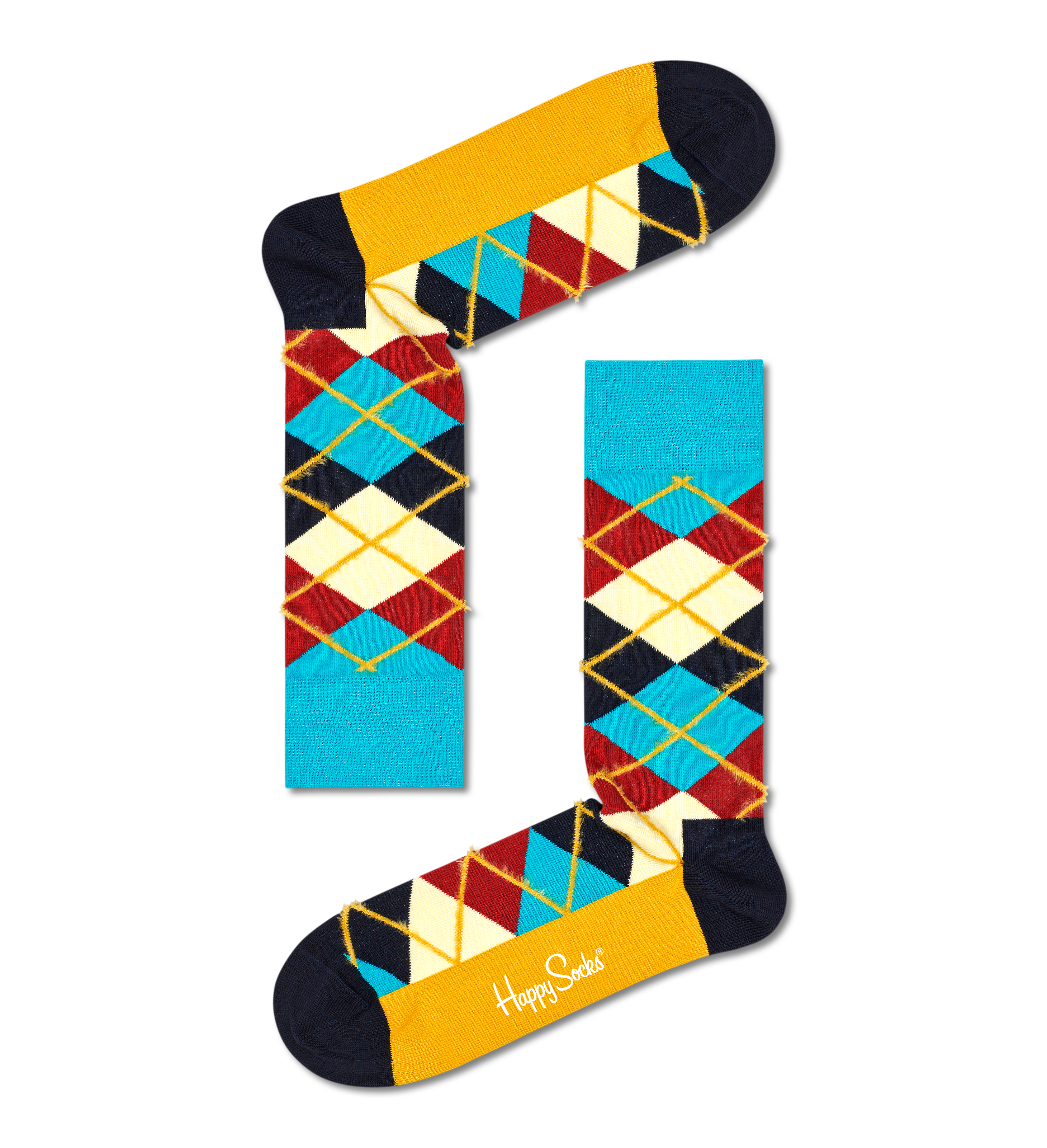 Navy 4-Pack Multi-Color Socks Gift Crew Set US | Socks Happy