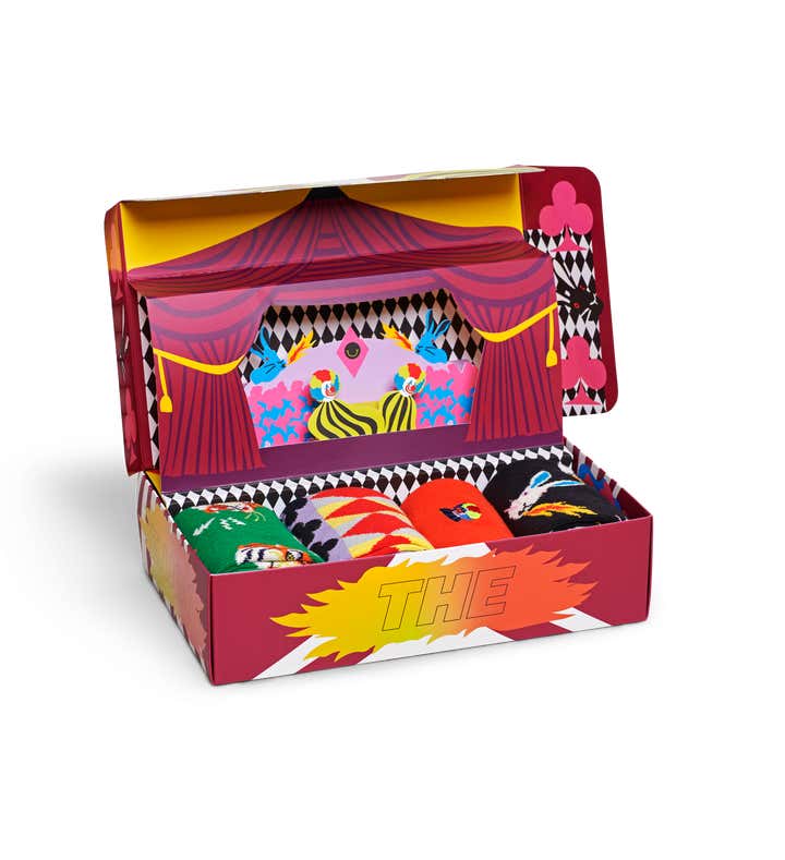 4-Pack Circus Socks Gift Set