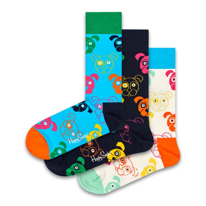 3-Pack Mixed Dog Socks Gift Set 2