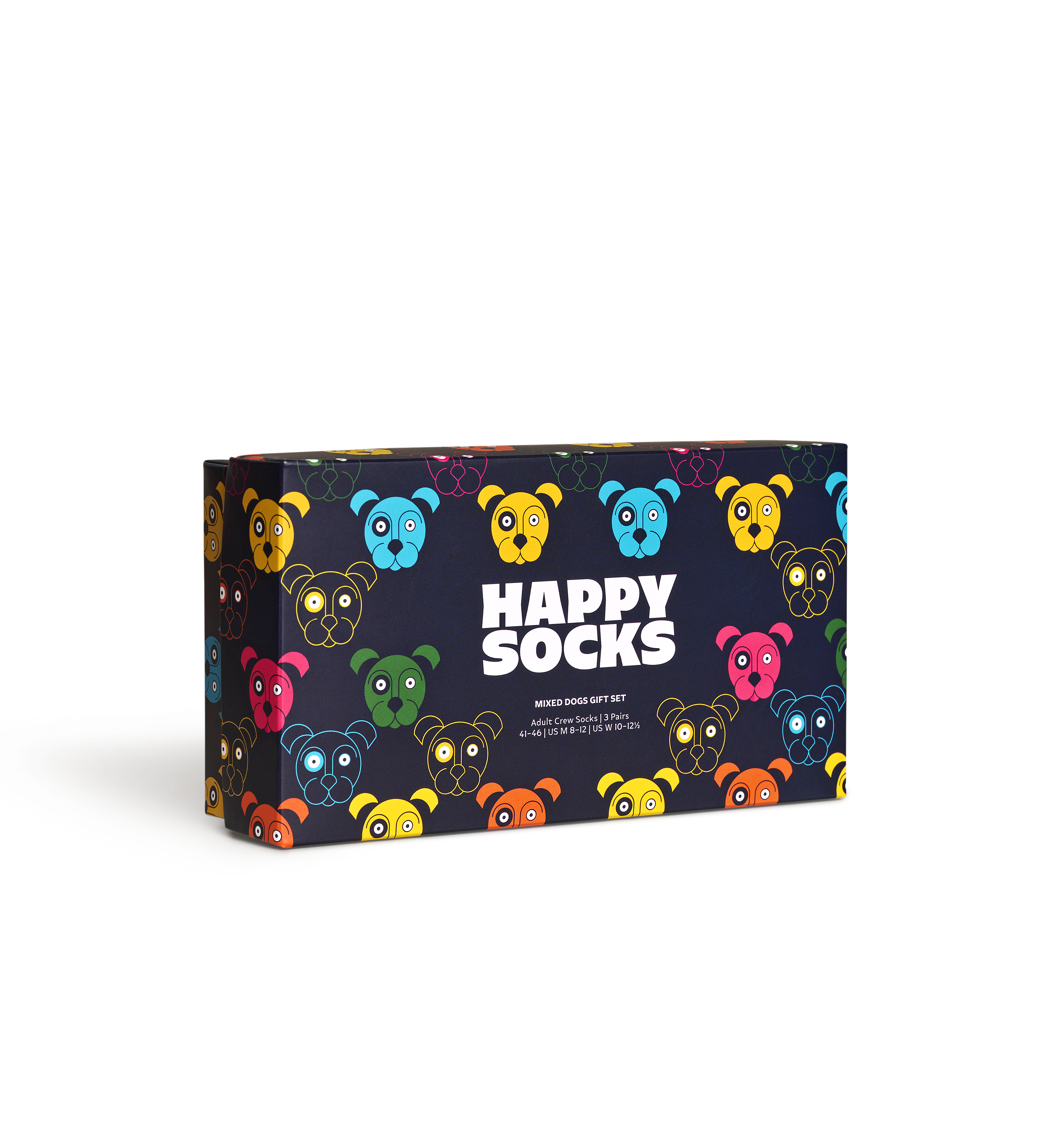 Happy 2-Pack Dog US | Classic Socks Socks Crew