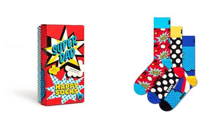 3-Pack Super Dad Socks Gift Set 6