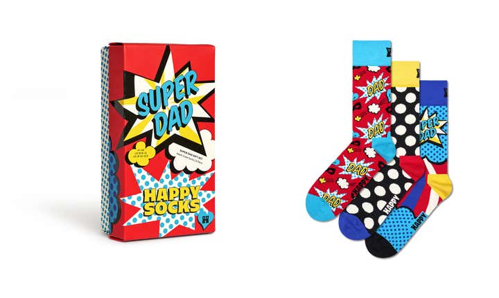 3-Pack Super Dad Socks Gift Set