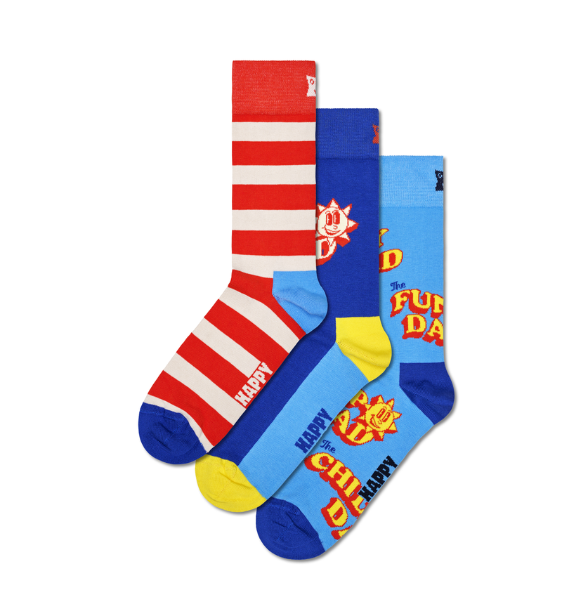 Unique Father's Day Gift - 3-Pack Fun Socks Gift Set
