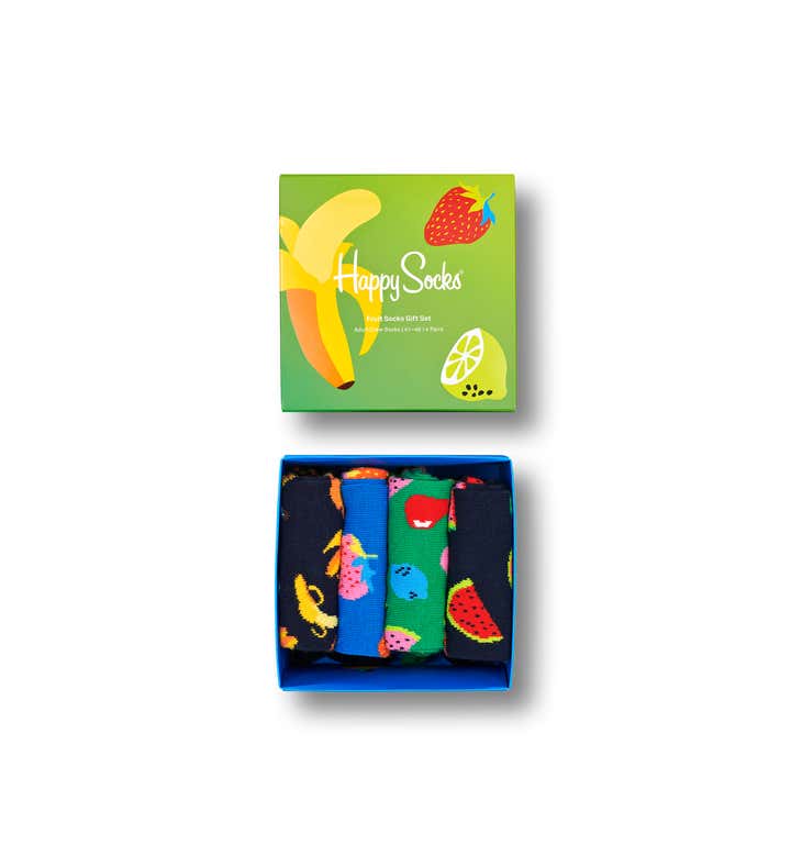 4-Pack Fruit Socks Gift Set