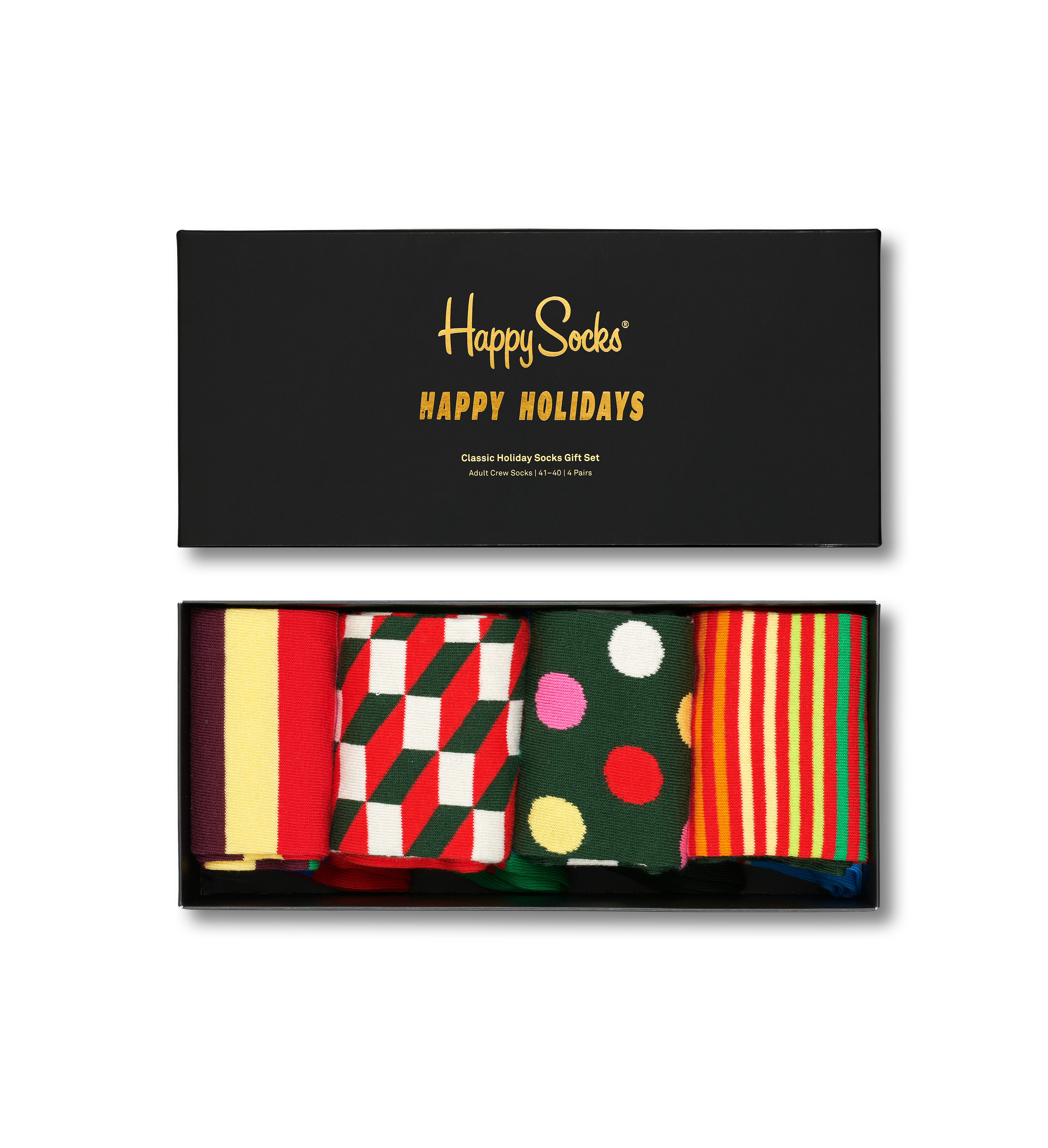 Classic Stripe Socks Gift Box | Socks Happy US