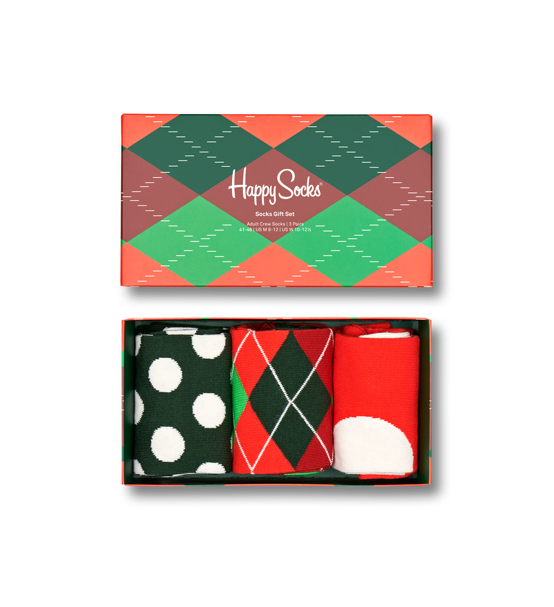 Unique Holiday Socks Gift Set | 3-Pack Holiday Classics