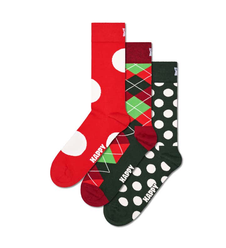3-Pack Holiday Classics Socks Gift Set