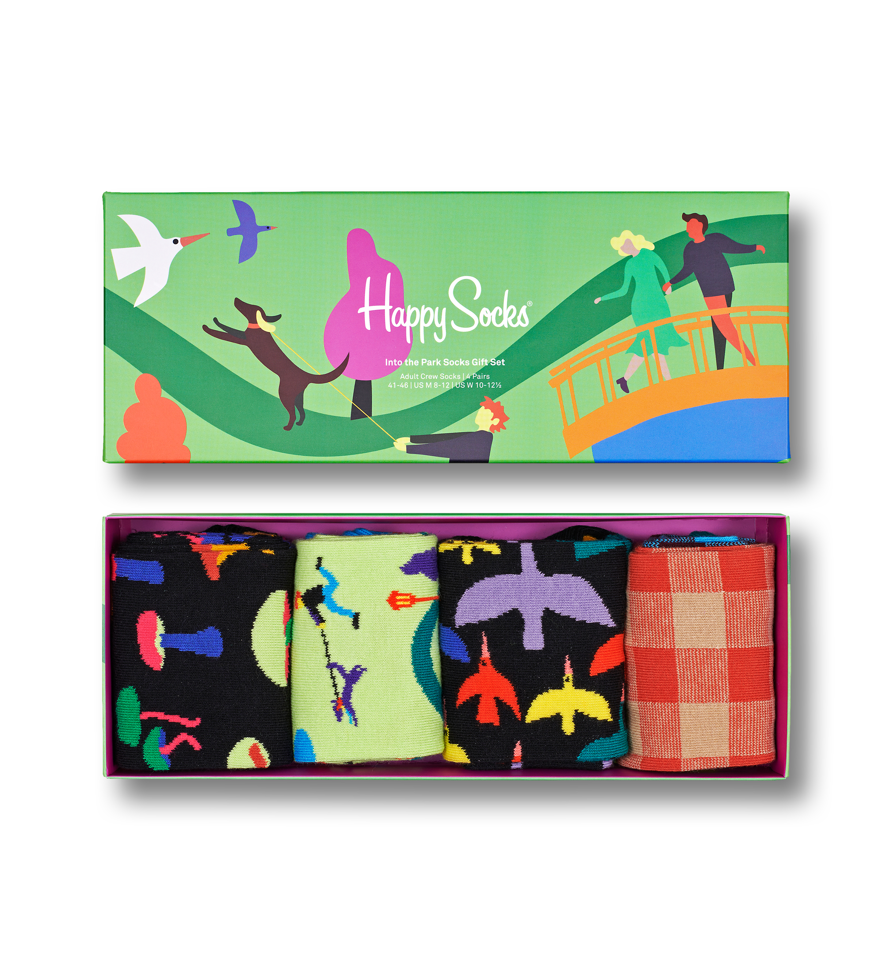 Into The Park Socks Gift Set 4pc | Happy Socks