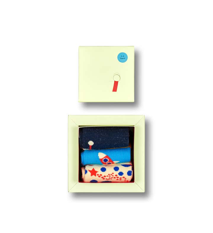 Kids 3-Pack Astronaut Socks Gift Set