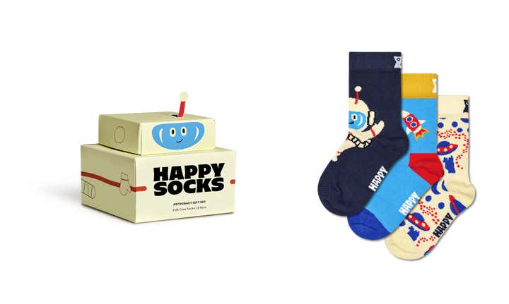 Kids 3-Pack Astronaut Socks Gift Set