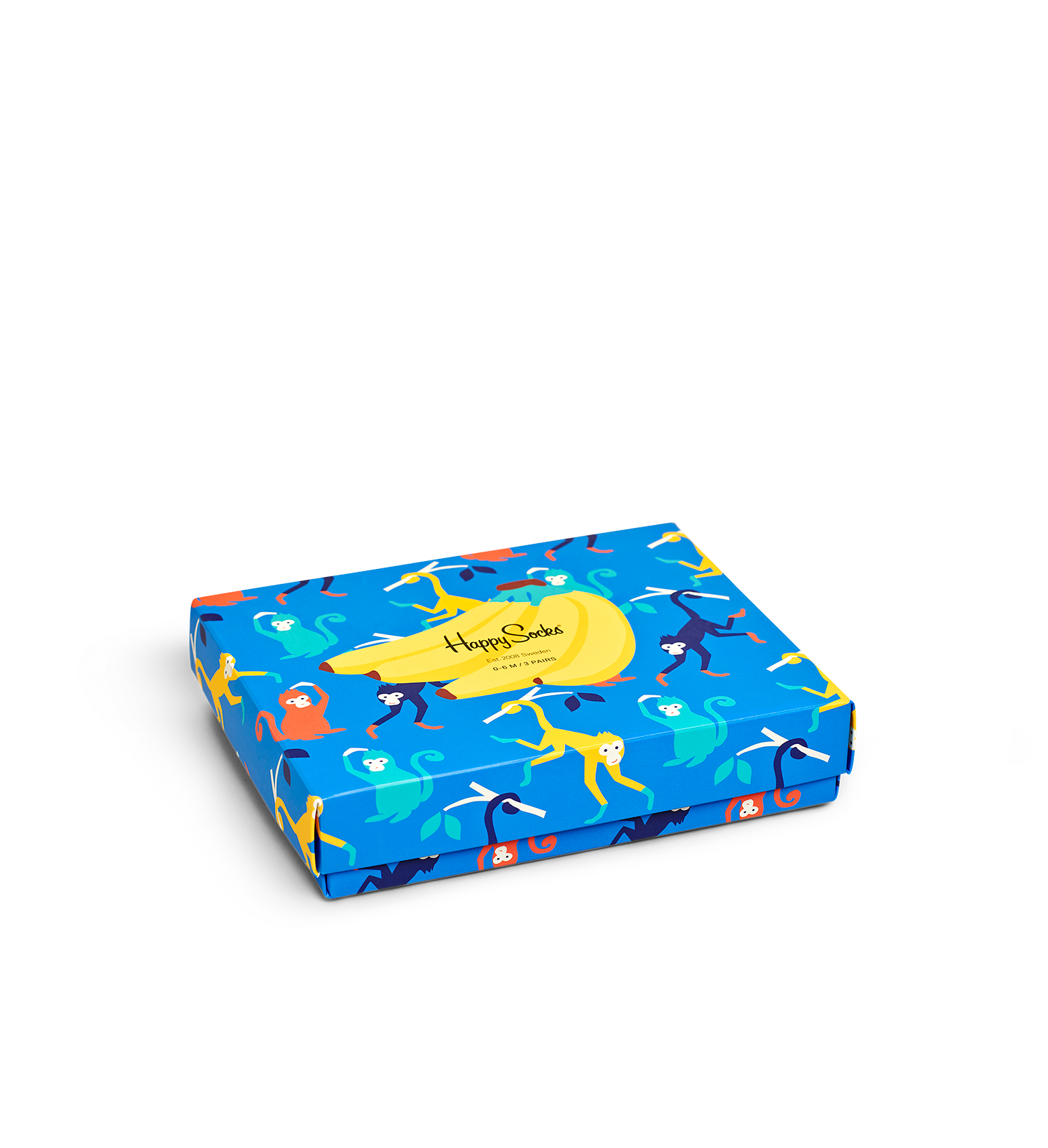 Kids Jungle Gift Box, Blue | Happy Socks