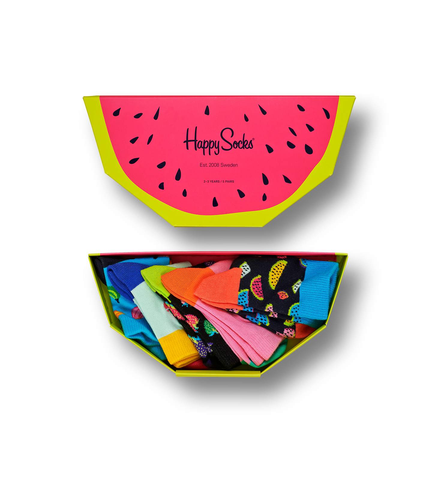 Kids Fruits Gift Box, Pink | Happy Socks