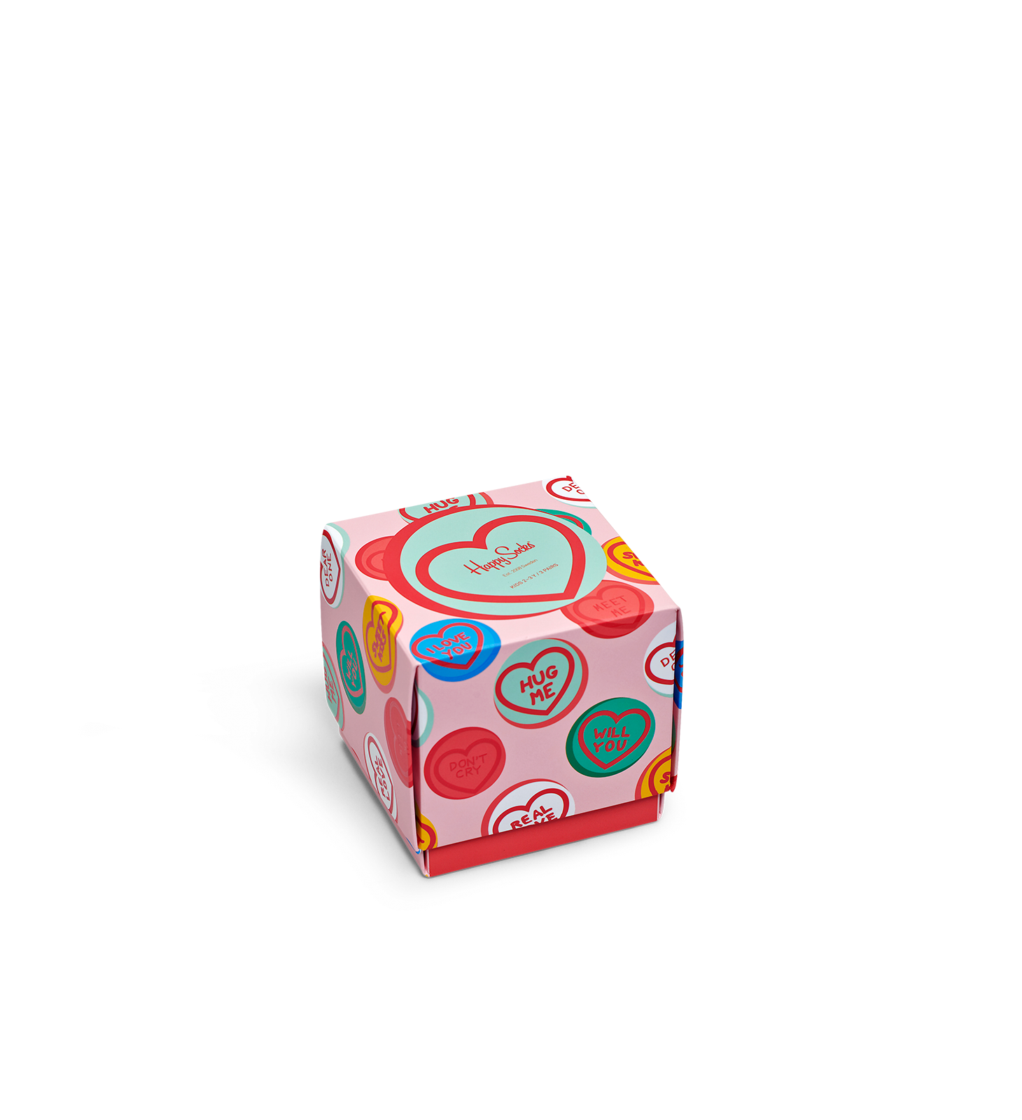 Kids I Love You Gift Box, Pink | Happy Socks